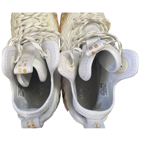 Under Armour Football Cleats MC Spotlight Clone White Gold Men\'s Size 11 main image 7